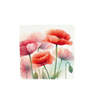 water-color flowers（個別スタンプ：23）