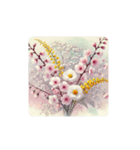 water-color flowers（個別スタンプ：26）