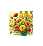 water-color flowers（個別スタンプ：27）