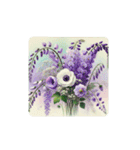 water-color flowers（個別スタンプ：30）