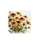 water-color flowers（個別スタンプ：38）