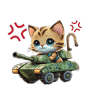 猫軍人、出撃！戦場で活躍するニャ！（個別スタンプ：31）