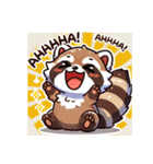 たぬたぬの1日（個別スタンプ：1）