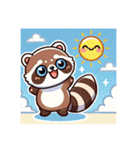 たぬたぬの1日（個別スタンプ：16）