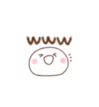 まんまるな白いやつ1（個別スタンプ：37）