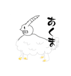 2人でお絵描きイラスト！（個別スタンプ：1）