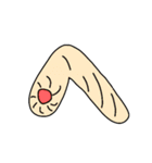 食べ物文字スタンプ2（個別スタンプ：4）