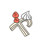 食べ物文字スタンプ2（個別スタンプ：11）