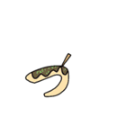 食べ物文字スタンプ1（個別スタンプ：28）