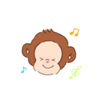 おさるのボンゴ 1（個別スタンプ：4）