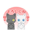 すきすき♡しろくろ1（個別スタンプ：10）