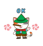 三毛猫みーちゃんの大冒険★おとぎ話編（個別スタンプ：28）