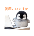 もふもふペンギン3（個別スタンプ：3）
