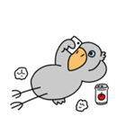 たのしそうなハシビロコウ7（個別スタンプ：7）