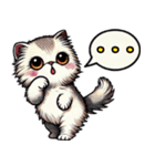 一文字で伝えるにゃんこ（個別スタンプ：33）