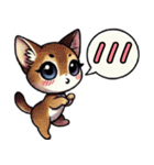 一文字で伝えるにゃんこ（個別スタンプ：34）