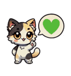一文字で伝えるにゃんこ（個別スタンプ：37）
