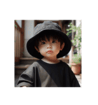 バケハの男の子（個別スタンプ：3）