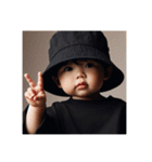 バケハの男の子（個別スタンプ：17）