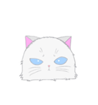青い瞳のねこちゃん（個別スタンプ：5）