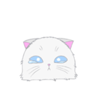 青い瞳のねこちゃん（個別スタンプ：11）