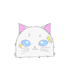 青い瞳のねこちゃん（個別スタンプ：13）
