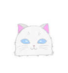 青い瞳のねこちゃん（個別スタンプ：14）