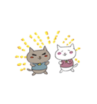 ワイトくんとラックちゃん1（個別スタンプ：2）