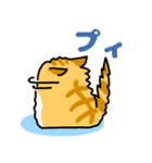 手書きねこ 茶トラ（個別スタンプ：21）