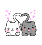 仲良し♡猫の可愛いスタンプ（個別スタンプ：12）