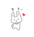 まゆげのうささん（文字あり）（個別スタンプ：5）