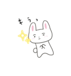 まゆげのうささん（文字あり）（個別スタンプ：9）