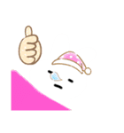 もこもこうさぎLINEスタンプ3（個別スタンプ：4）