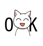 しろねこさんたちのスタンプ（個別スタンプ：5）