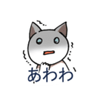 しろねこさんたちのスタンプ（個別スタンプ：9）