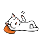しろねこさんたちのスタンプ（個別スタンプ：24）