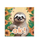 ナマケモノ_英語（個別スタンプ：2）