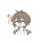 イボタ蛾の擬人化スタンプ1（個別スタンプ：10）