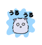 手書きねこ グレー（個別スタンプ：21）