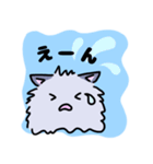 手書きねこ グレー（個別スタンプ：22）