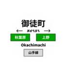 山手線 30駅名（個別スタンプ：4）