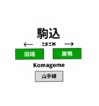 山手線 30駅名（個別スタンプ：10）