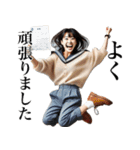 出会いと別れ(女)（個別スタンプ：7）