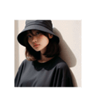 バケハの女性（個別スタンプ：4）