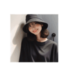 バケハの女性（個別スタンプ：6）