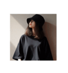 バケハの女性（個別スタンプ：24）