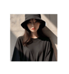バケハの女性（個別スタンプ：30）