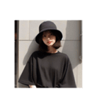 バケハの女性（個別スタンプ：32）