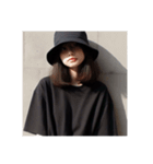 バケハの女性（個別スタンプ：34）