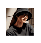 バゲハの男性（個別スタンプ：35）